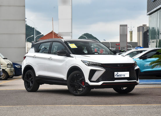 4 wielen comfortabel Geely Smart Binyue Luxe Gasgasgas Auto voor volwassenen gemaakt in China